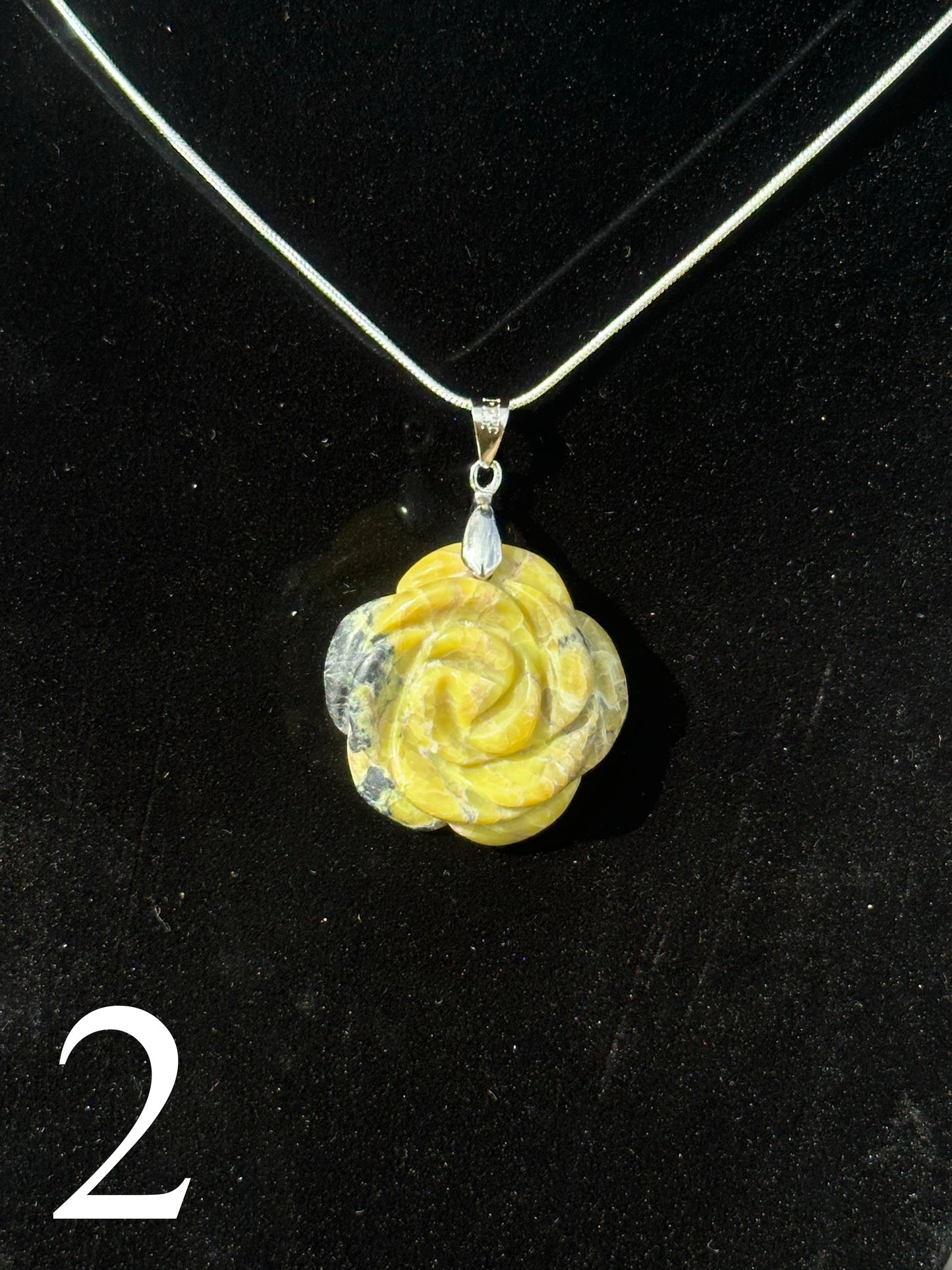 Jade Flower Necklaces