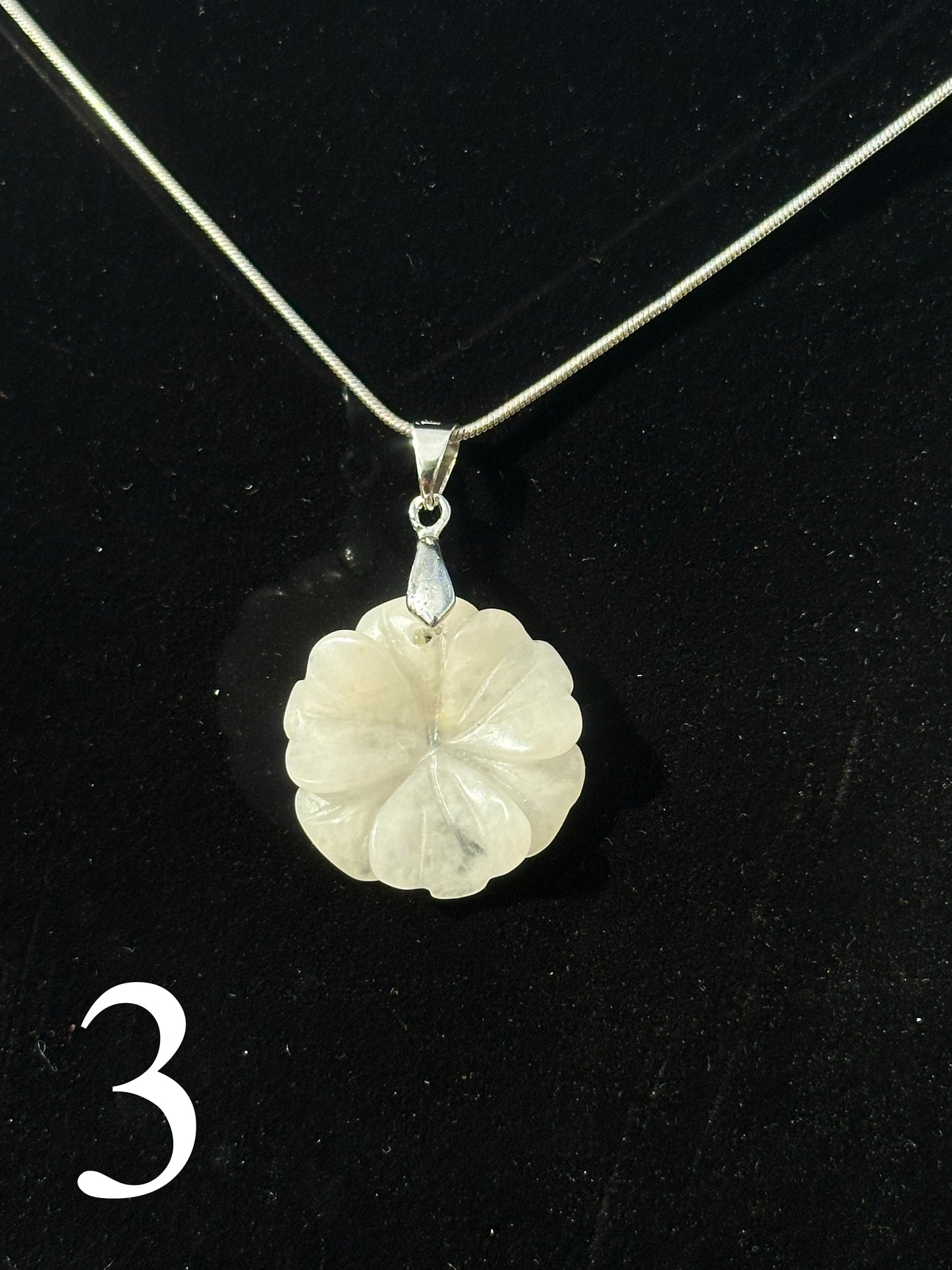 Jade Flower Necklaces