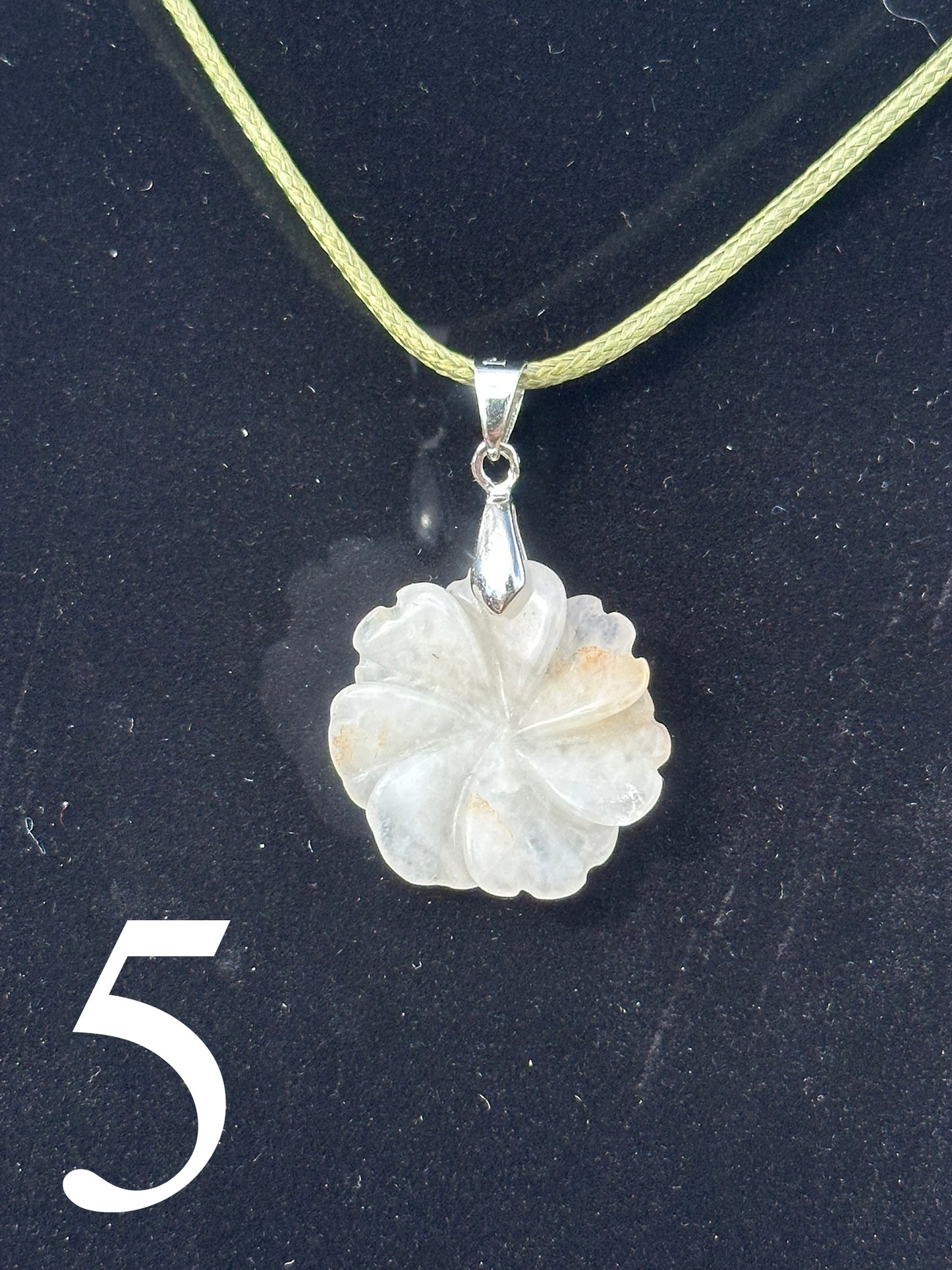 Jade Flower Necklaces