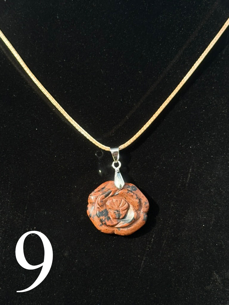 Jade Flower Necklaces