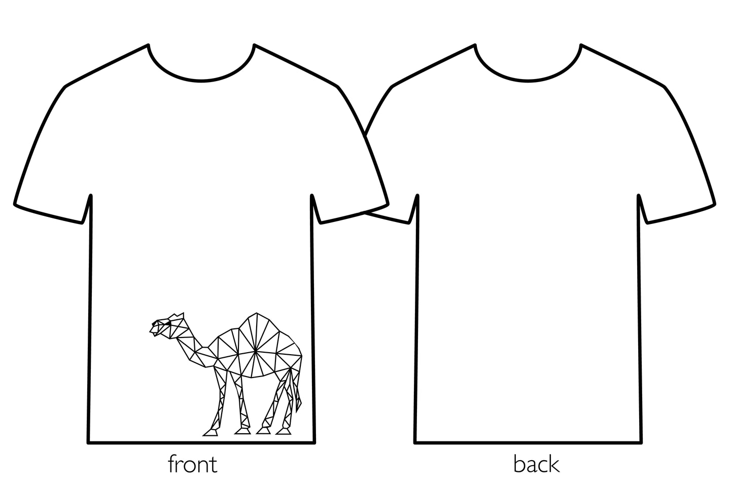 Camel Geometric Shirt