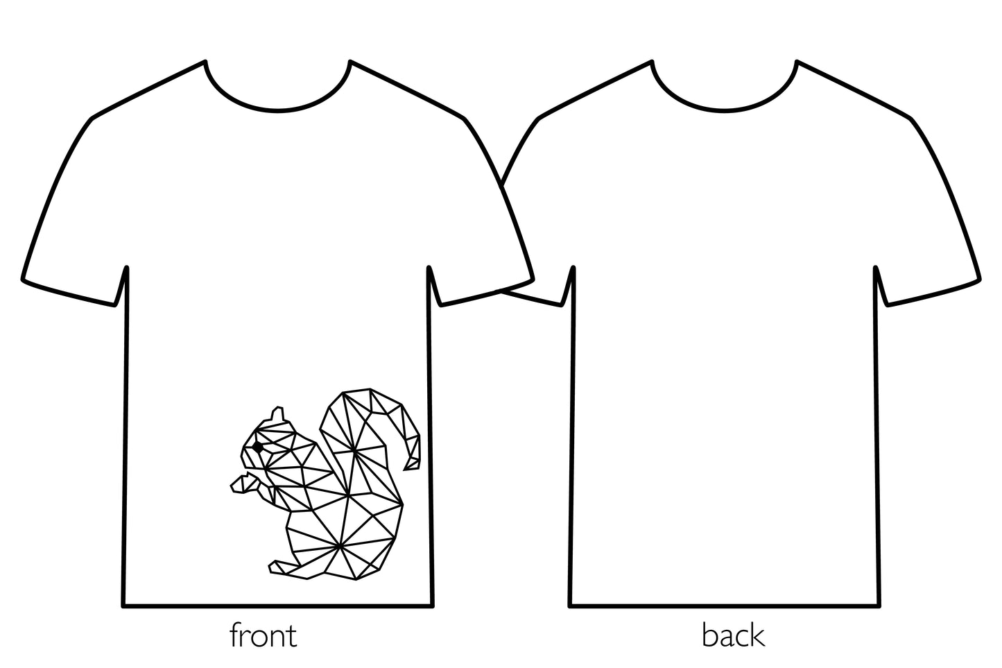 Squirrel Geometric Shirt