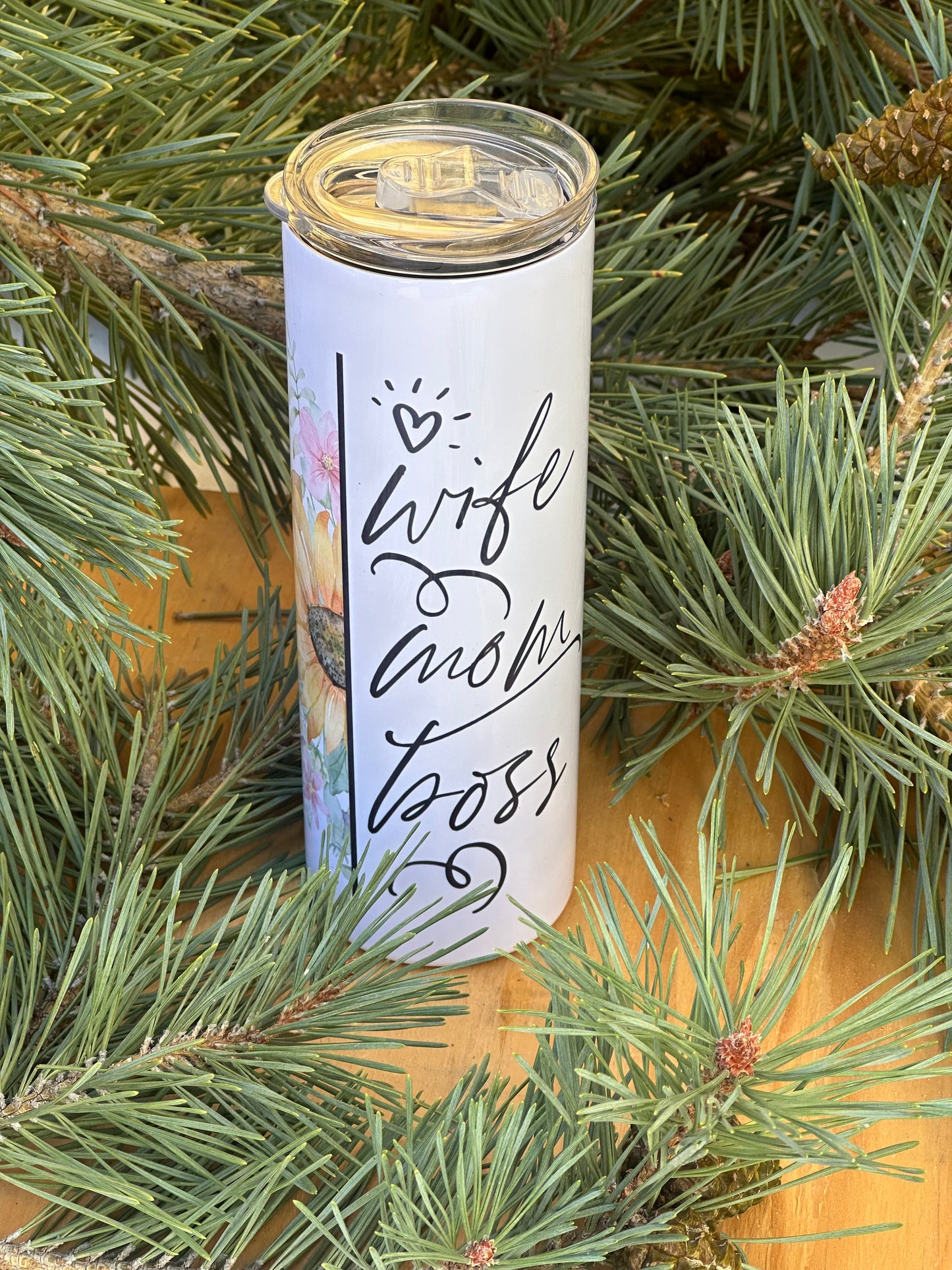 Wife, Mom, Boss Tumbler