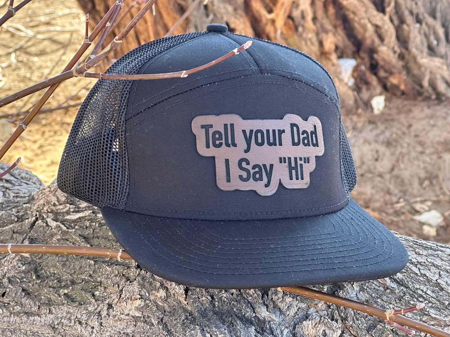 Custom Leatherette Patch Hats