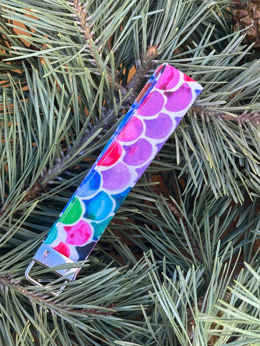 Colorful Fish Scale Key Chain