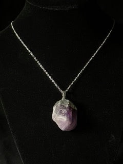 Amethyst Gemstone Pendant | Amethyst Gemstone Necklace | G Designs Co.