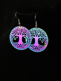 Tree of Life Electroplated Earrings