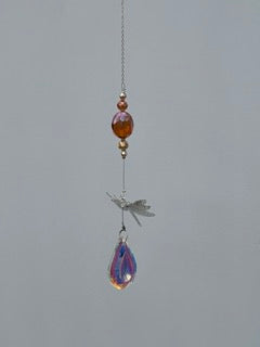 Amber Crystal Dragonfly | Amber Dragonfly Crystal | G Designs Co.