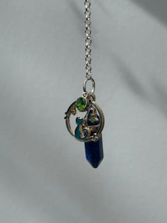 Lapis Gemstone Hanging Charm