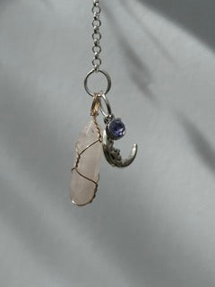 Rose Quartz Hanging Charm