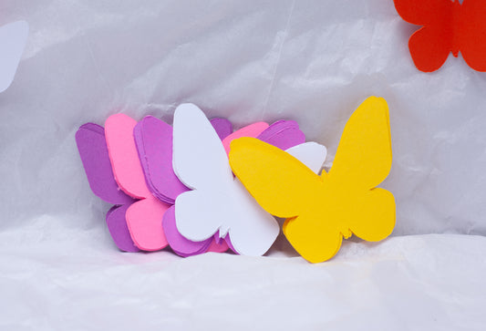 Paper Butterfly Wall Decor Purples