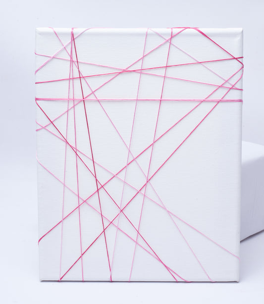 8x10 String Art Canvas Pink