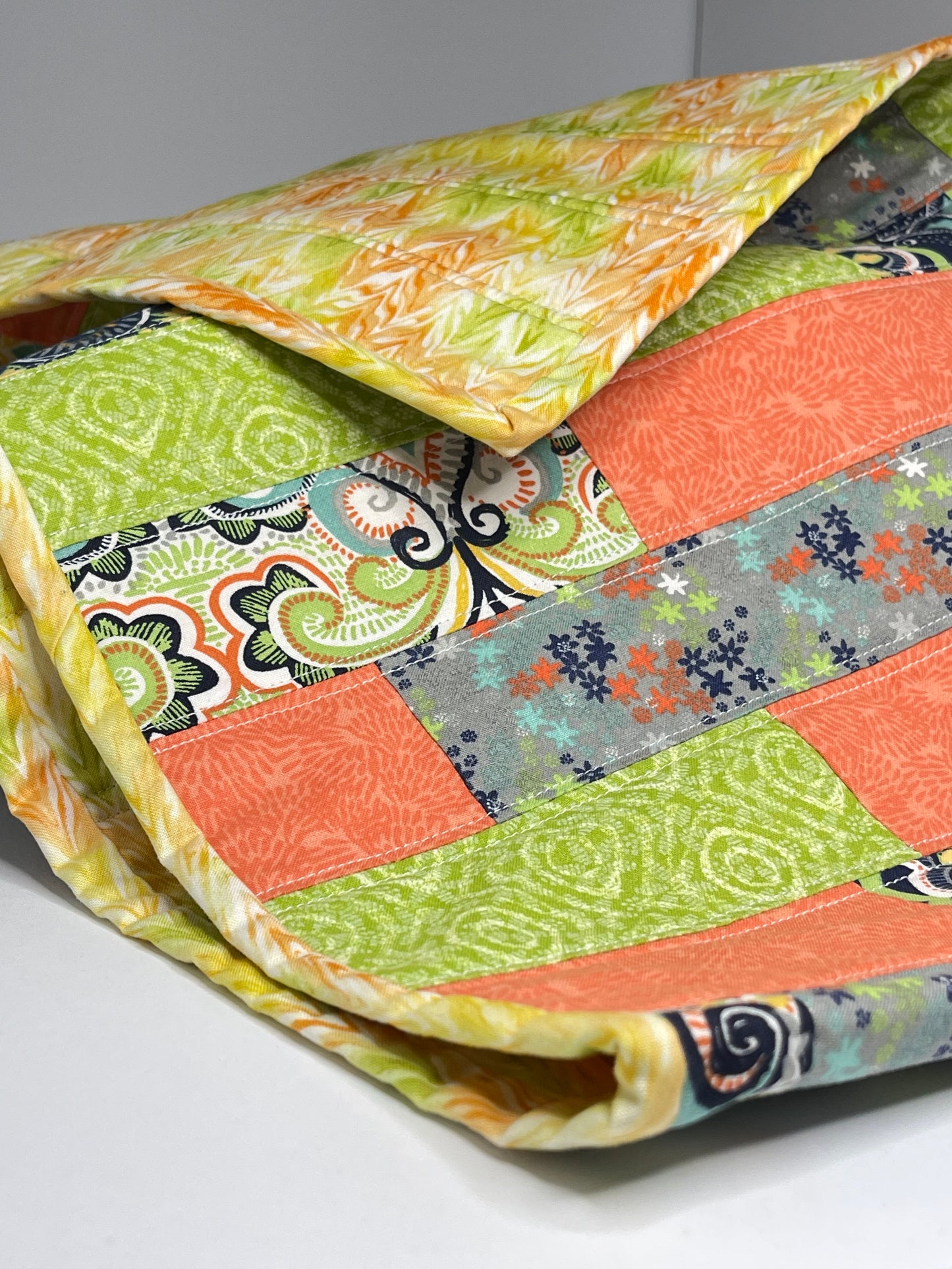 Multi Colored Pieced Tablerunner